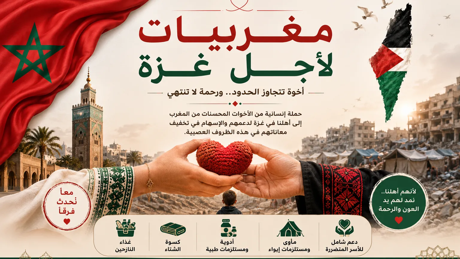 مغربيات لأجل غزة